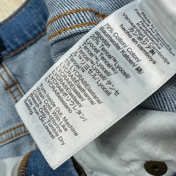 J Crew Essential Straight Jean Denim Women's Blue High Rise Casual Jeans 32 - Picture 10 of 15